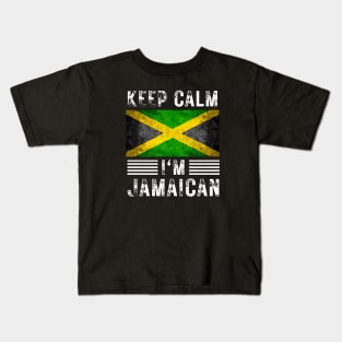 Keep Calm I'm Jamaican Kids T-Shirt